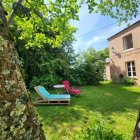 Semesterbostad Authentique De Campagne - Grande Maison Familiale Avec Jardin - Cote D'albatre